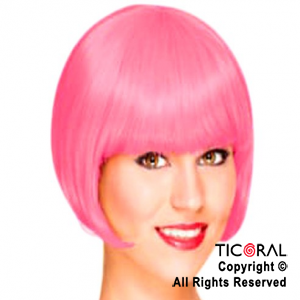 PELUCA CARRE ROSA X 1